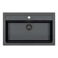 ALVEUS 1148163 - Νεροχύτης κουζίνας ATROX 79x50 cm γρανίτης/μαύρο