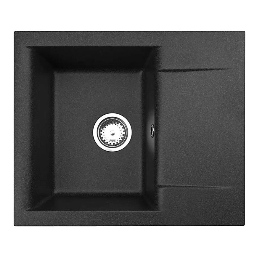 ALVEUS 1149116 - Νεροχύτης κουζίνας GEM 59x50 cm γρανίτης/μαύρο