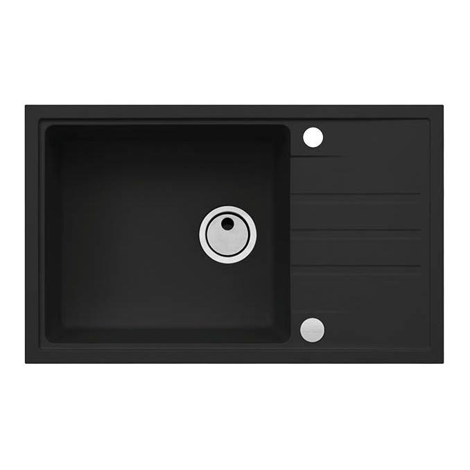 ALVEUS 1149117 - Νεροχύτης κουζίνας INTERMEZZO 78x48 cm γρανίτης/μαύρο