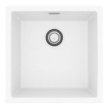 ALVEUS 1150044 - Νεροχύτης κουζίνας OMNI 45x45 εκ. γρανίτης/λευκός