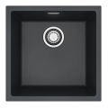 ALVEUS 1150048 - Νεροχύτης κουζίνας OMNI 45 x 45 εκ. γρανίτης/μαύρο