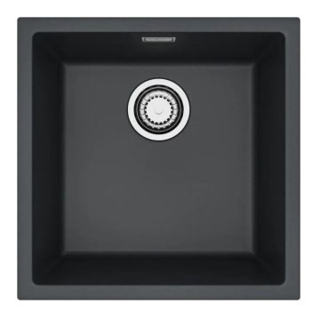 ALVEUS 1150048 - Νεροχύτης κουζίνας OMNI 45 x 45 εκ. γρανίτης/μαύρο