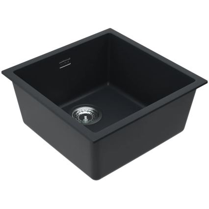 ALVEUS 1150048 - Νεροχύτης κουζίνας OMNI 45x45 cm γρανίτης/μαύρο