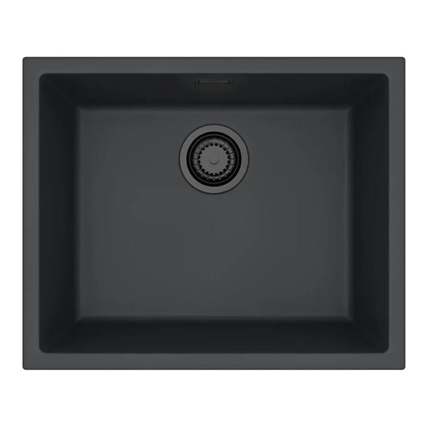 ALVEUS 1150057 - Νεροχύτης κουζίνας OMNI 55x45 εκ. γρανίτης/μαύρο