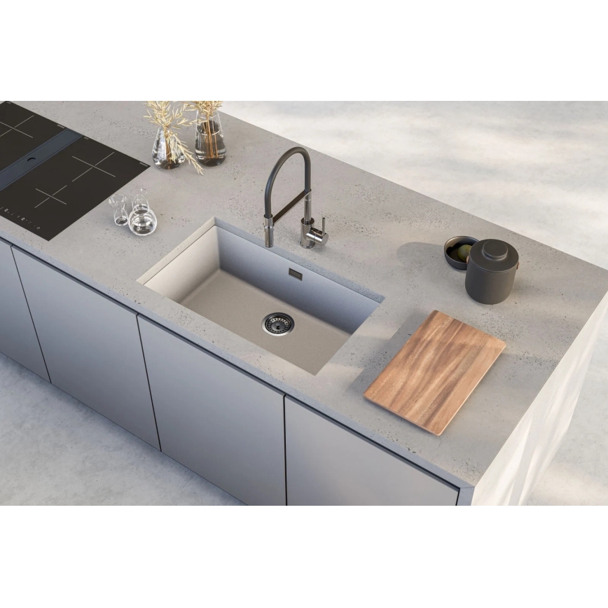 ALVEUS 1150058 - Νεροχύτης κουζίνας OMNI 75x45 cm γρανίτης/λευκό