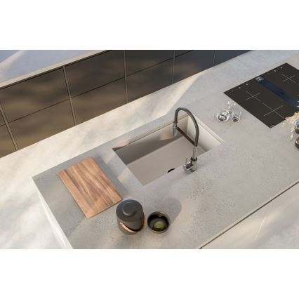 ALVEUS 1150058 - Νεροχύτης κουζίνας OMNI 75x45 cm γρανίτης/λευκό