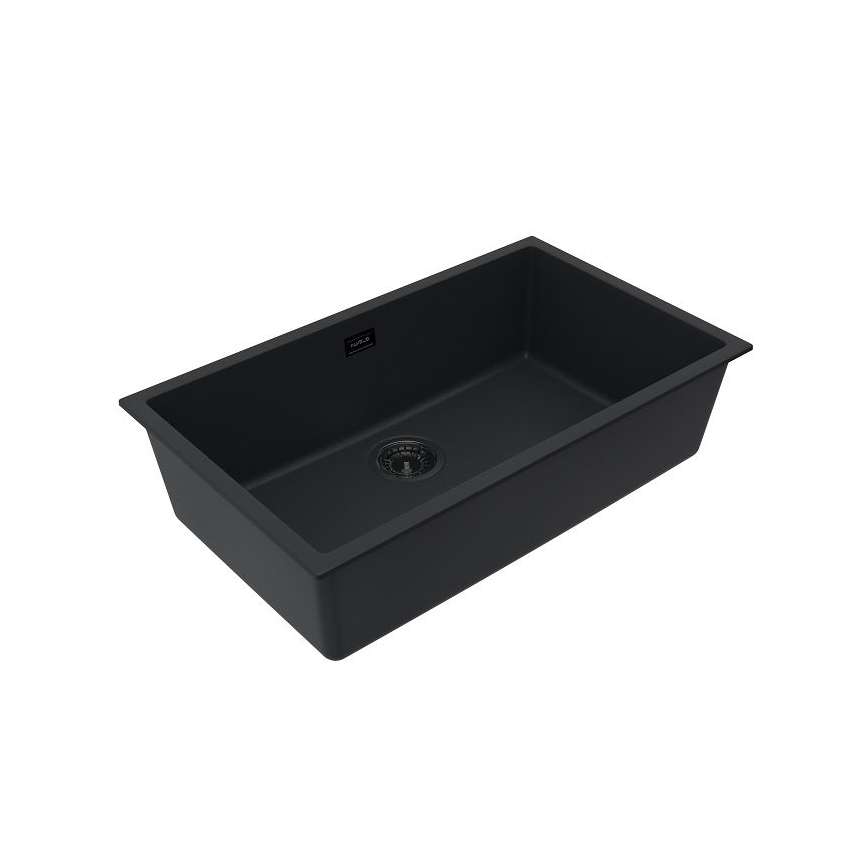 ALVEUS 1150064 - Νεροχύτης κουζίνας OMNI 75x45 cm γρανιτένιος/μαύρος