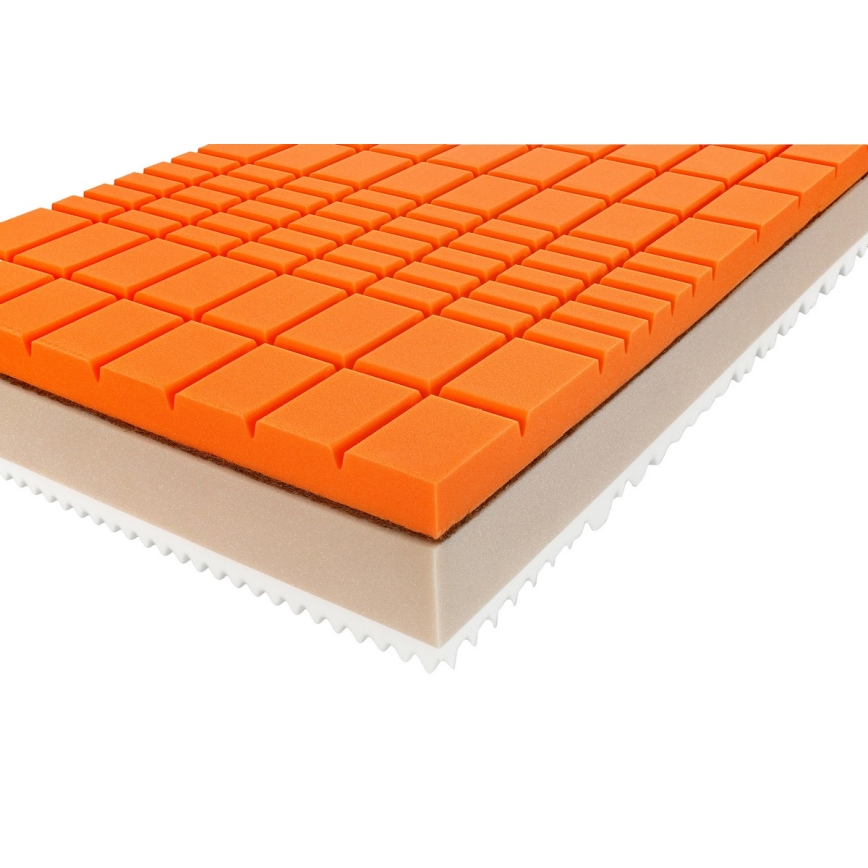 Ambiamo - Αφρώδες στρώμα URANOS 1 80x200 cm με ίνες καρύδας