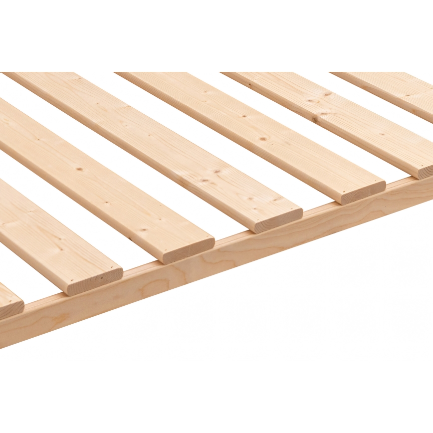 Ambiamo - Σταθερό ξύλινο πλαίσιο κρεβατιού BERGEN 90x200 εκ.