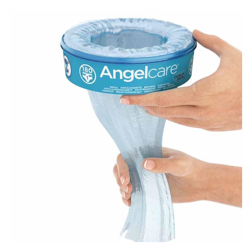 Angelcare - Ανταλλακτικές κασέτες για κάδο απόρριψης πανών 6 τμχ