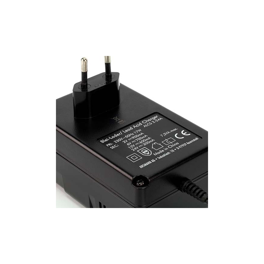 Ansmann 03723 ALCS 2-24A - Φορτιστής μπαταρίας μολύβδου-οξέος 2-24V/2,4-24Ah