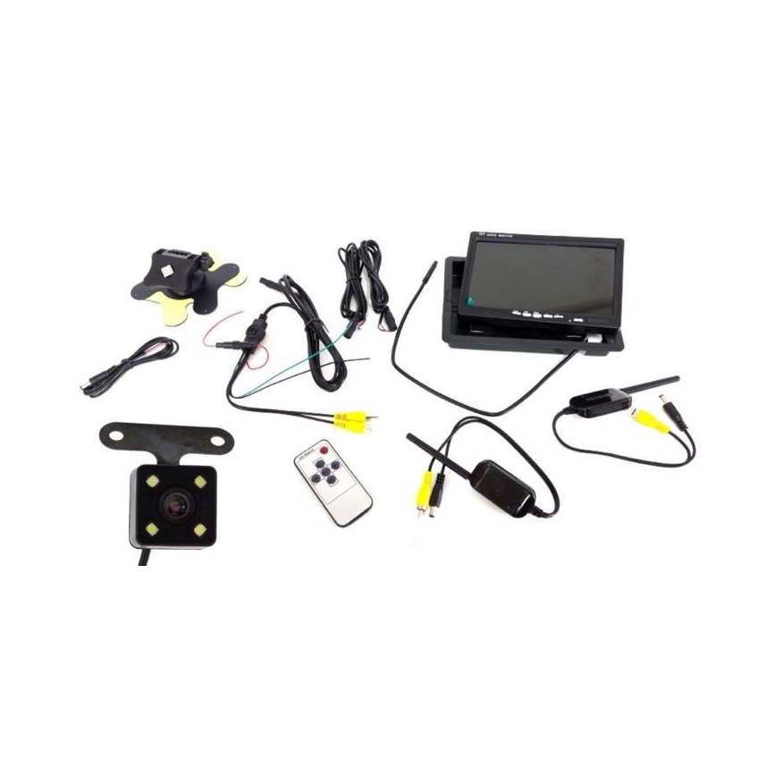 Ασύρματη κάμερα οπισθοπορείας με LCD Wi-Fi 12V IP66