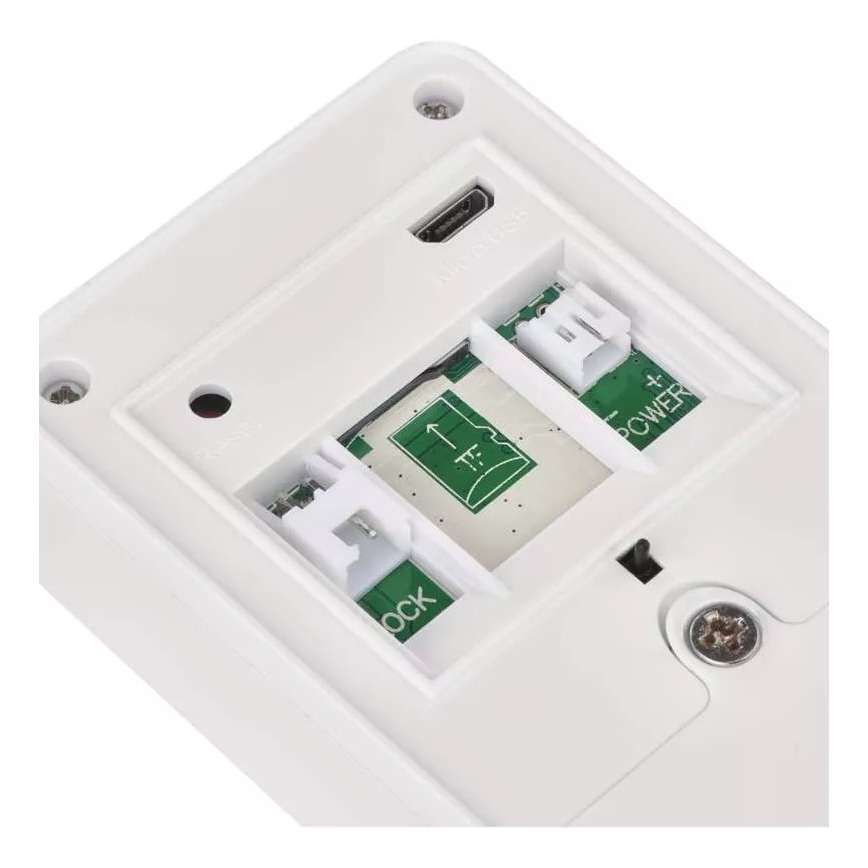 Ασύρματη θυροτηλεόραση με ηλιακό πάνελ GoSmart 4400 mAh 3xAA IP44 Wi-Fi Tuya