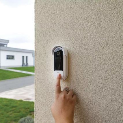 Ασύρματη θυροτηλεόραση με ανιχνευτή κίνησης GoSmart 5V 3xAA IP65 Wi-Fi Tuya