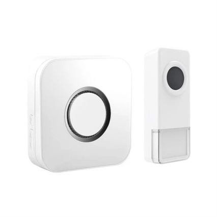 Ασύρματο κουδούνι 3xAAA/1xA23 IP55 λευκό