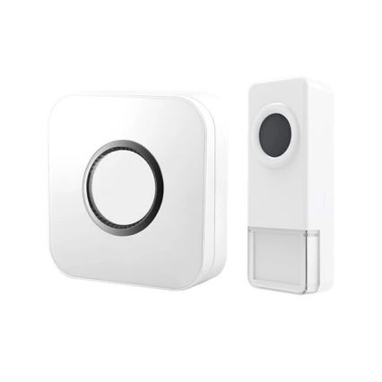 Ασύρματο κουδούνι 3xAAA/1xA23 IP55 λευκό