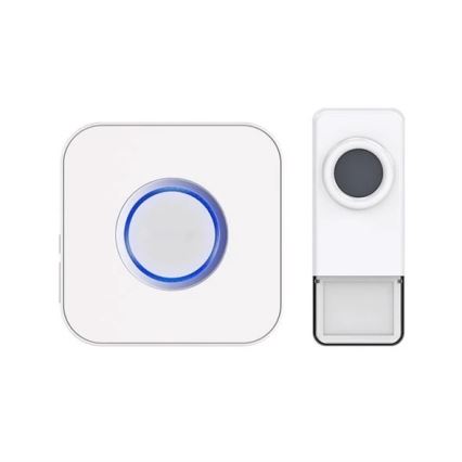 Ασύρματο κουδούνι 3xAAA/1xA23 IP55 λευκό