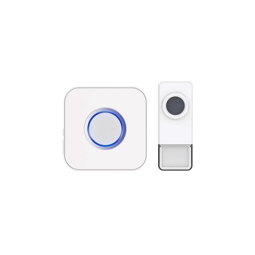 Ασύρματο κουδούνι 3xAAA/1xA23 IP55 λευκό