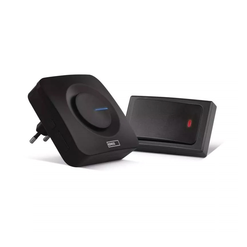 Ασύρματο κουδούνι πρίζας 230V IP44 μαύρο