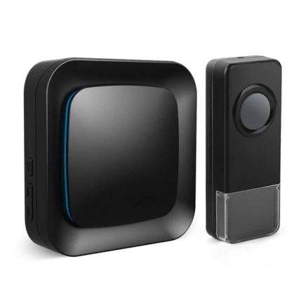 Ασύρματο κουδούνι πόρτας 230V/1xA23 IP55 μαύρο