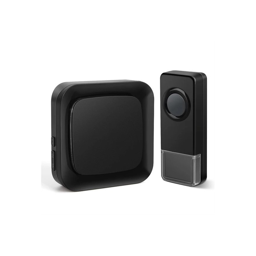 Ασύρματο κουδούνι πόρτας 230V/1xA23 IP55 μαύρο