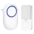 Ασύρματο κουδούνι πόρτας 230V/1xCR2032 IP56 λευκό