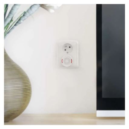 Ασύρματο κουδούνι πόρτας για πρίζα 230V + 1xCR2032 λευκό