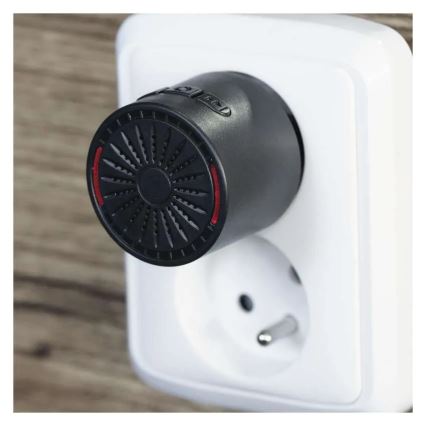 Ασύρματο κουδούνι πόρτας για πρίζα 230V + 1xCR2032 μαύρο