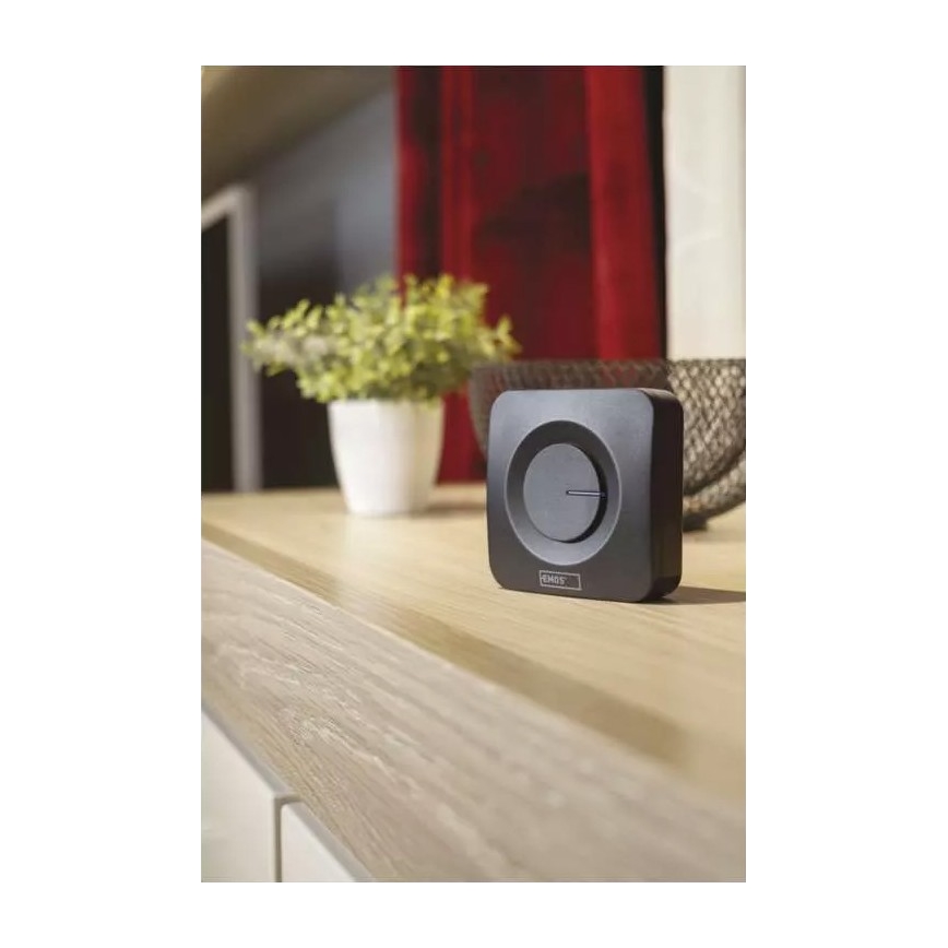 Ασύρματο κουδούνι μπαταρίας 3xAAA IP56 μαύρο