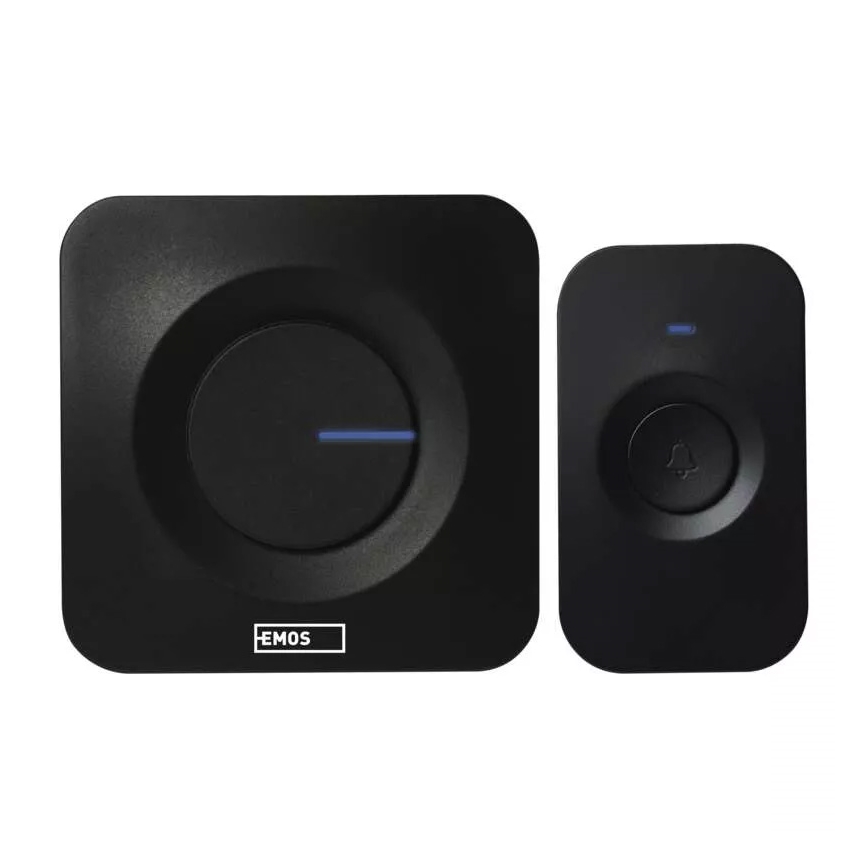 Ασύρματο κουδούνι μπαταρίας 3xAAA IP56 μαύρο