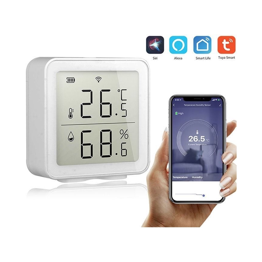Ασύρματο θερμόμετρο με μετρητή υγρασίας 3xAA Wi-Fi Tuya