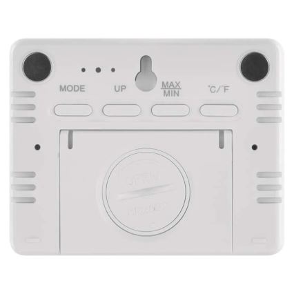 Ασύρματο θερμόμετρο/υγρασιόμετρο 1xCR2032 λευκό