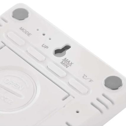 Ασύρματο θερμόμετρο/υγρασιόμετρο 1xCR2032 λευκό