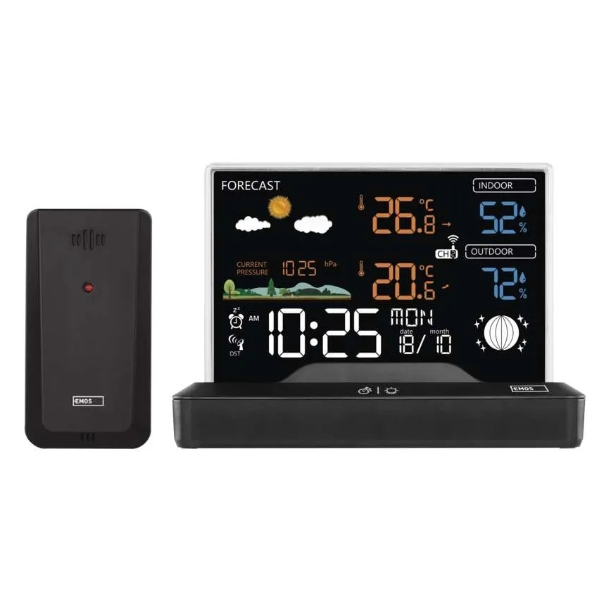 Ασύρματος μετεωρολογικός σταθμός 5V/2xAAA + 2xAAA