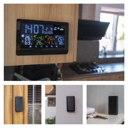 Ασύρματος μετεωρολογικός σταθμός 5V/3xAAA + 2xAAA