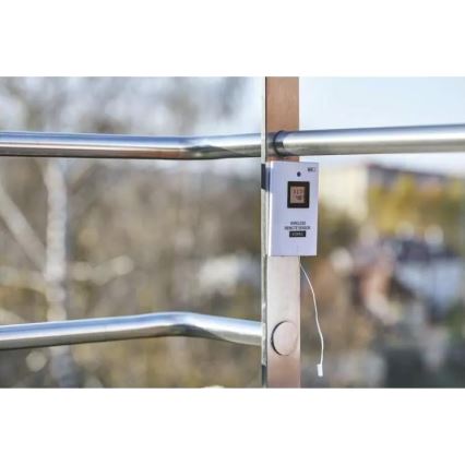 Ασύρματος μετεωρολογικός σταθμός με ξυπνητήρι 5V/3xAAA + 2xAAA μαύρο