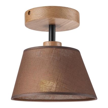 Απλίκα οροφής ANTONIO 1xE14/40W/230V καφέ/βελανιδιά