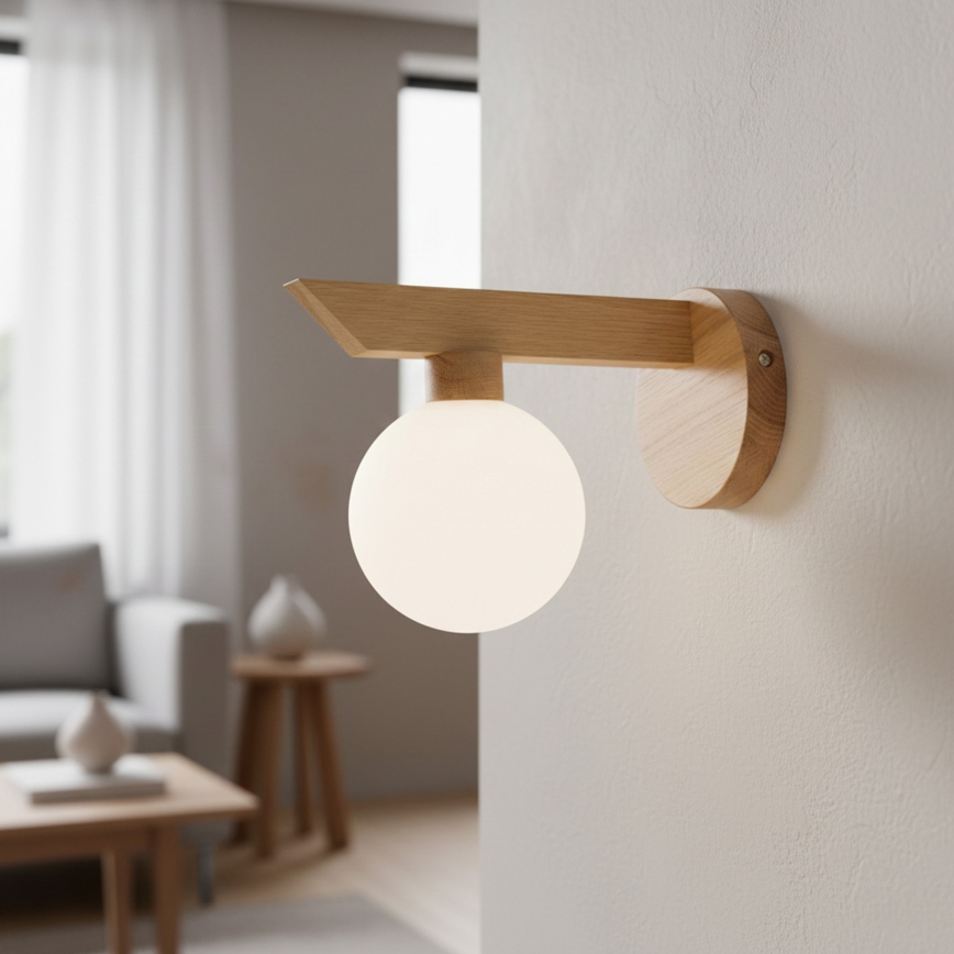 Απλίκα ANTONIO 1xG9/5W/230V δρυς/λευκό