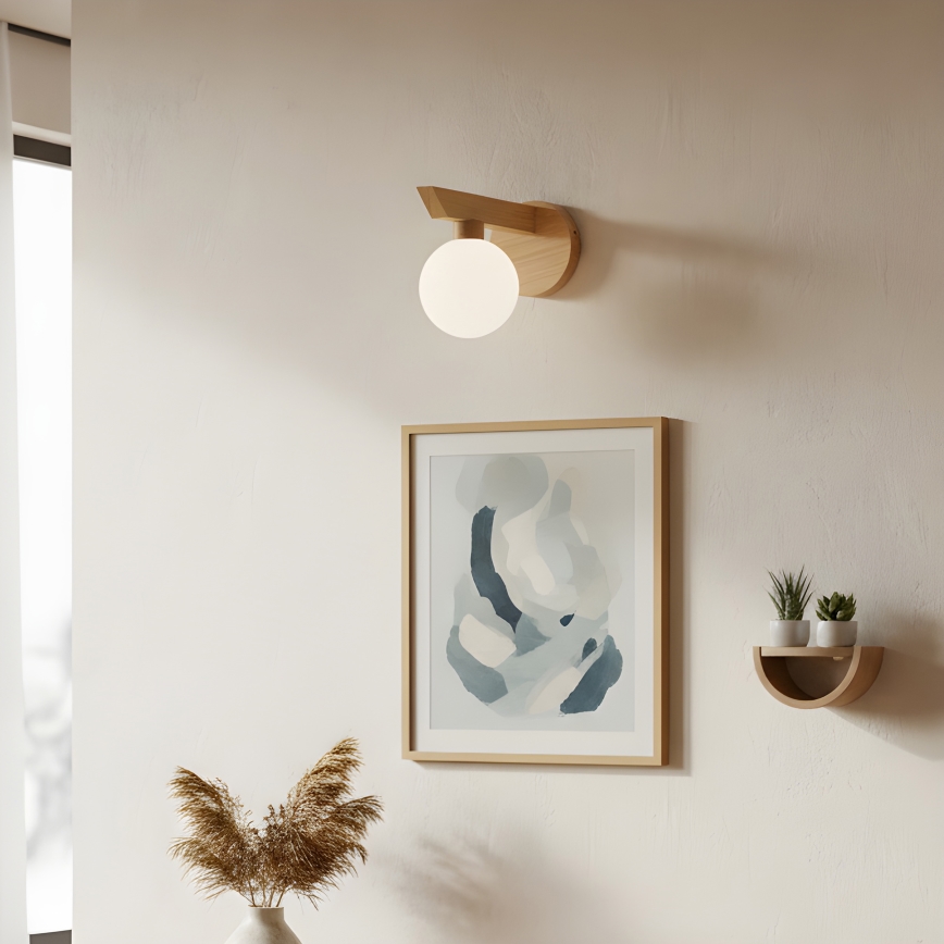 Απλίκα ANTONIO 1xG9/5W/230V δρυς/λευκό