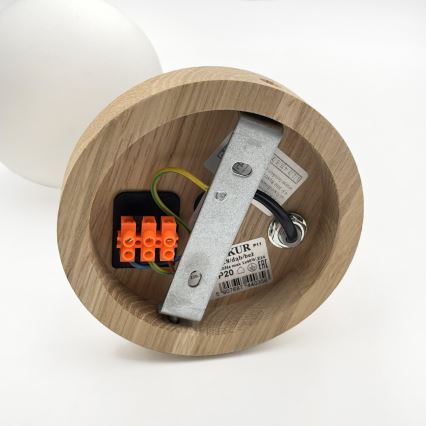 Απλίκα ANTONIO 1xG9/5W/230V δρυς/λευκό