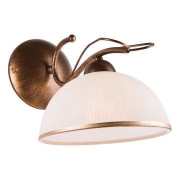 Απλίκα COBRA 1xE27/60W/230V μπρονζέ/πατίνα