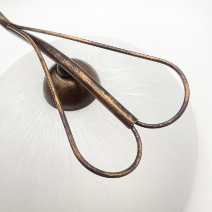 Απλίκα COBRA 1xE27/60W/230V μπρονζέ/πατίνα