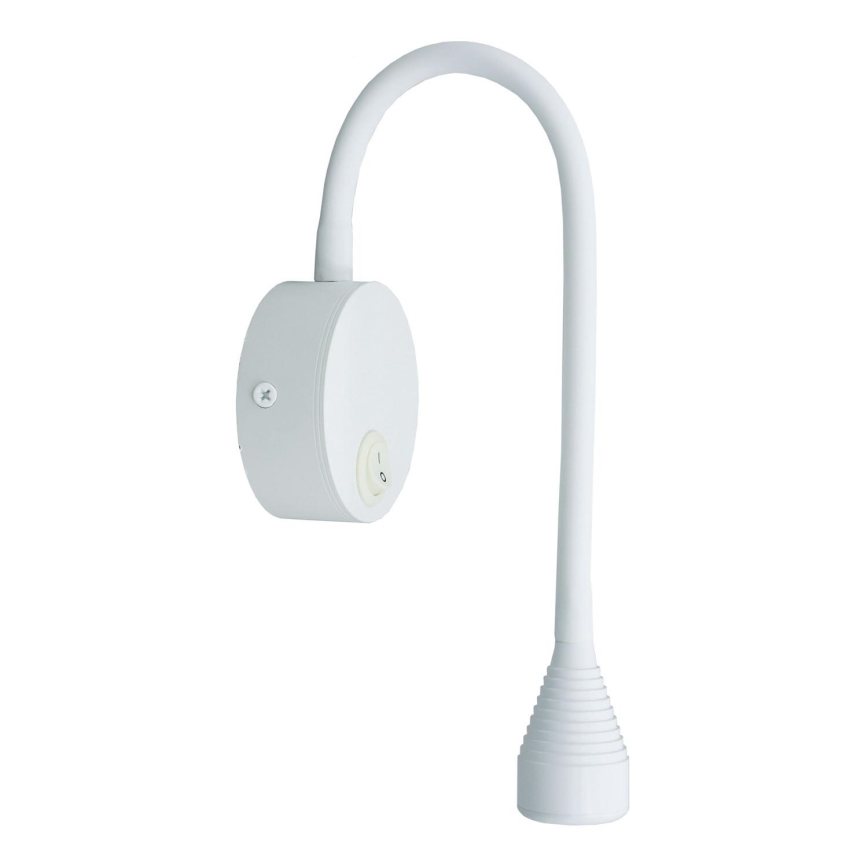 Απλίκα φωτιστικό τοίχου LED εύκαμπτο IONAS LED/3W/230V 3000K λευκό