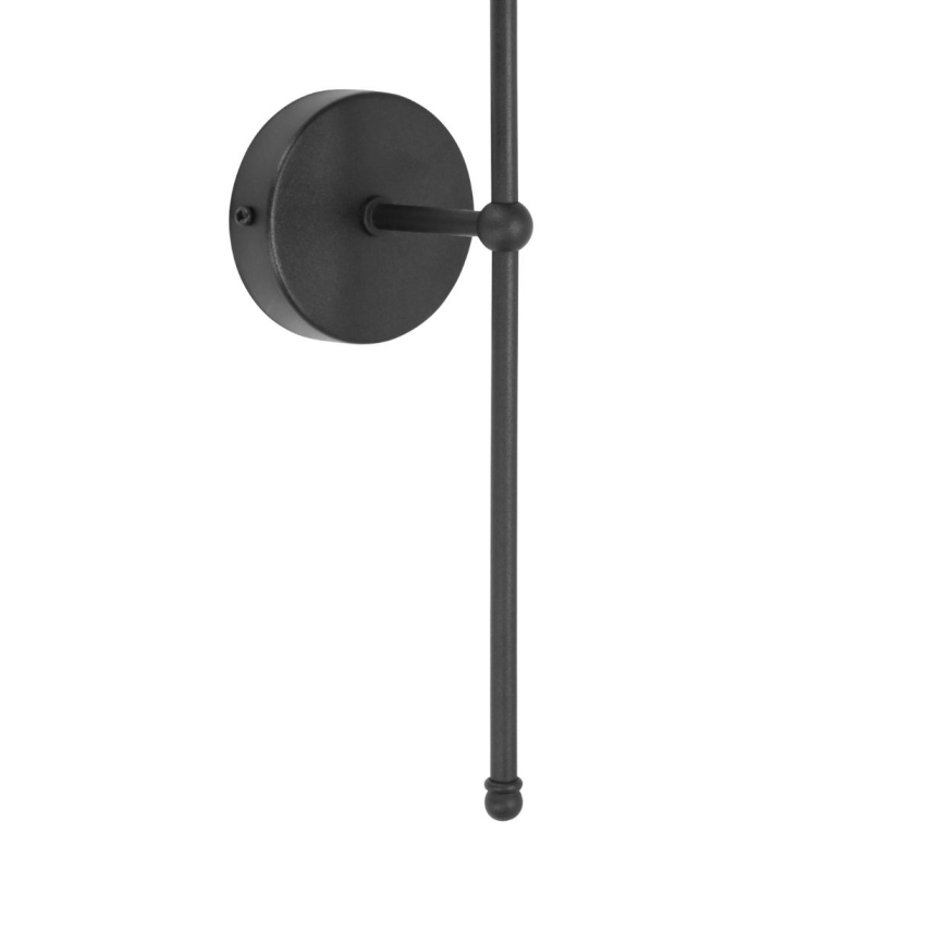 Απλίκα MADELA 1xE14/40W/230V γιούτα/μαύρο