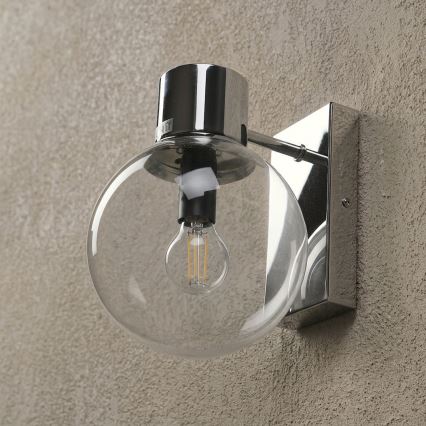 Απλίκα SFERIO 1xE14/5W/230V γυαλιστερό χρώμιο/διάφανο