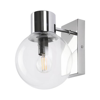 Απλίκα SFERIO 1xE14/5W/230V γυαλιστερό χρώμιο/διάφανο