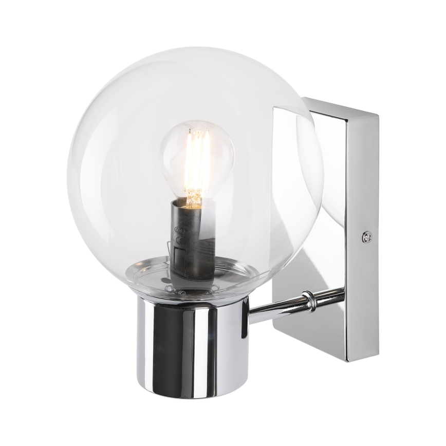 Απλίκα SFERIO 1xE14/5W/230V γυαλιστερό χρώμιο/διάφανο