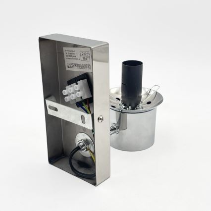 Απλίκα SFERIO 1xE14/5W/230V γυαλιστερό χρώμιο/διάφανο
