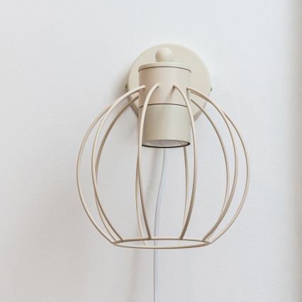 Απλίκα STARLIGHT 1xGU10/10W/230V σε κρεμ απόχρωση