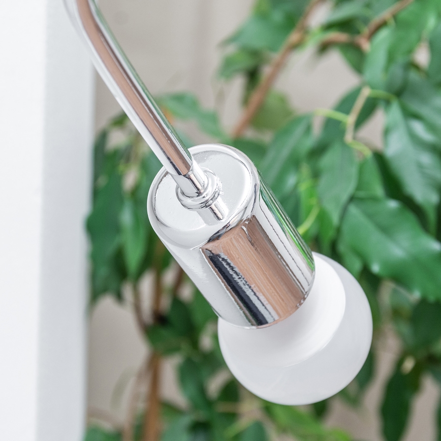 Απλίκα τοίχου OXFORD 1xE27/15W/230V γυαλιστερό χρώμιο